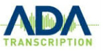 ADA Transcription